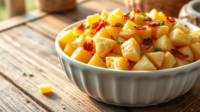 creamy cheesy potato salad