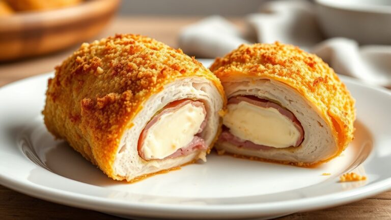 creamy chicken cordon bleu