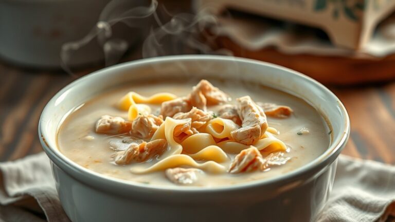 creamy chicken noodle soup