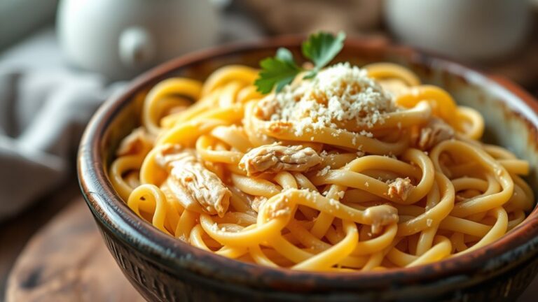 creamy chicken pasta dish