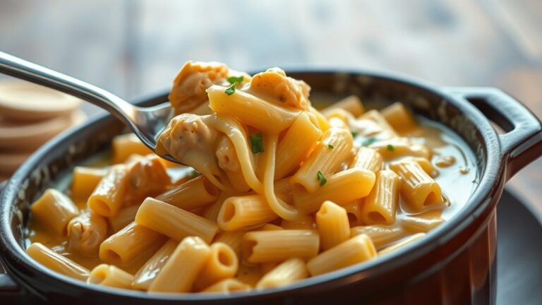 creamy chicken pasta dish