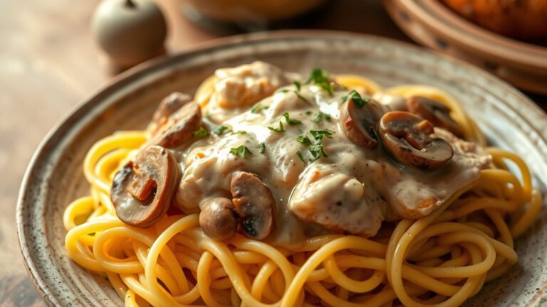 creamy chicken stroganoff recipe