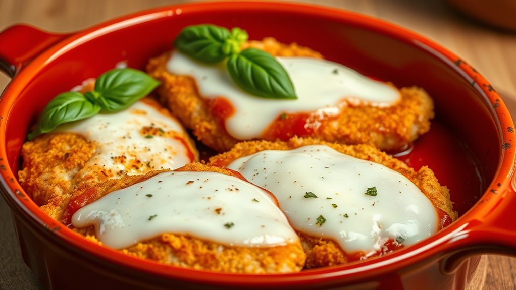 crispy breaded chicken dish