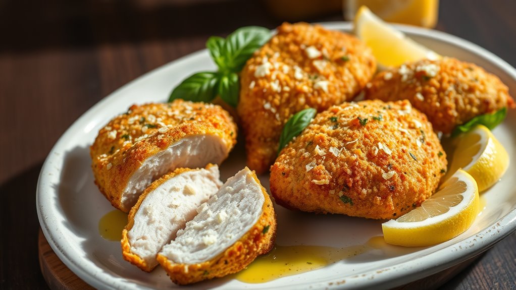 crispy italian breaded chicken