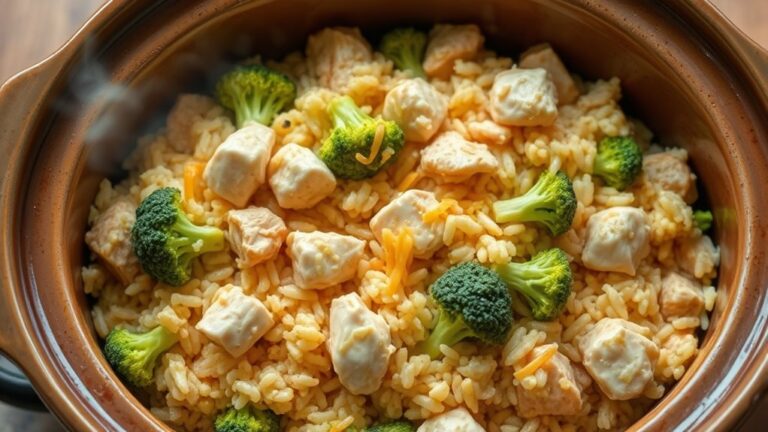 crockpot cheesy chicken dish