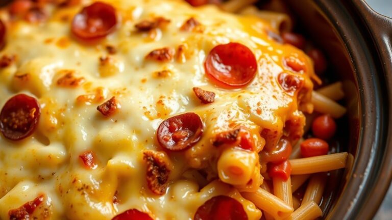 crockpot pizza casserole dish
