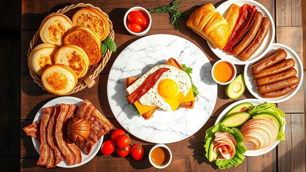 customizable breakfast sandwich options