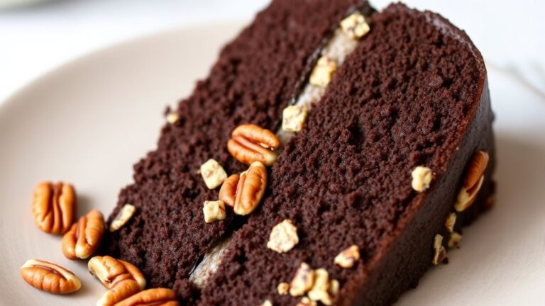 decadent chocolate pecan dessert
