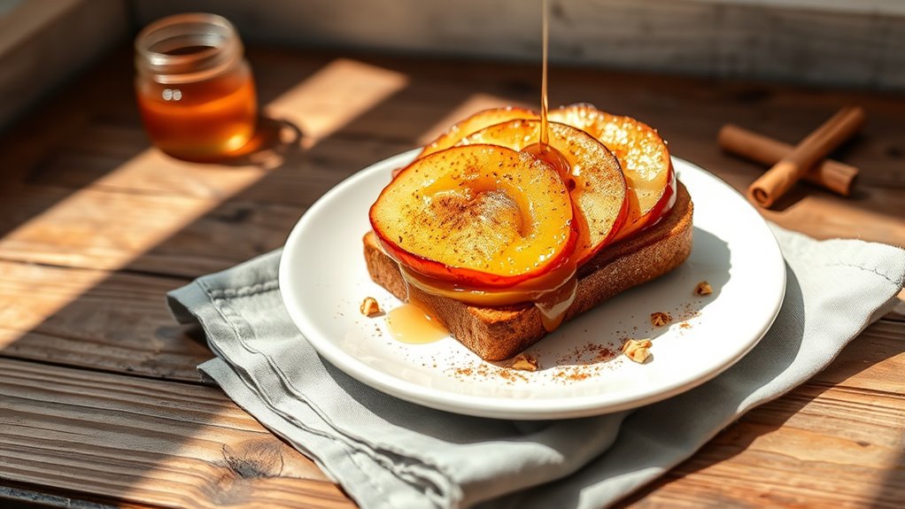 delicious apple cinnamon toast