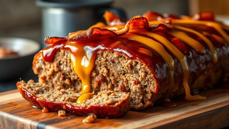 delicious bacon cheeseburger meatloaf