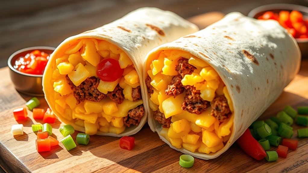 delicious breakfast burrito recipe