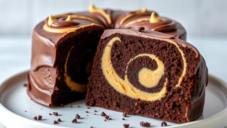 delicious chocolate peanut butter cake