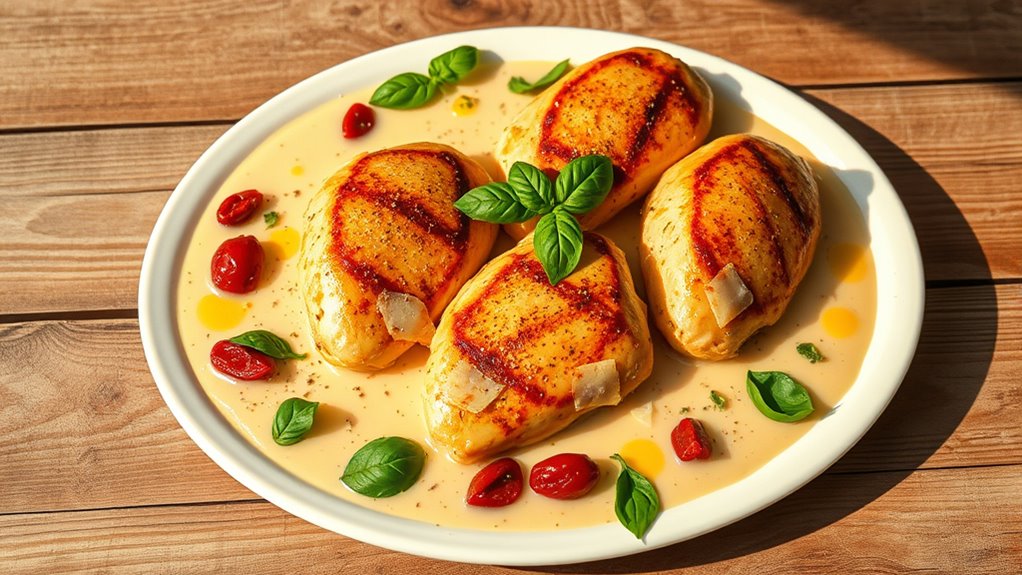 delicious creamy chicken dish