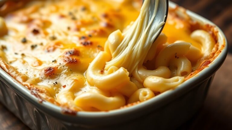 delicious homemade mac and cheese