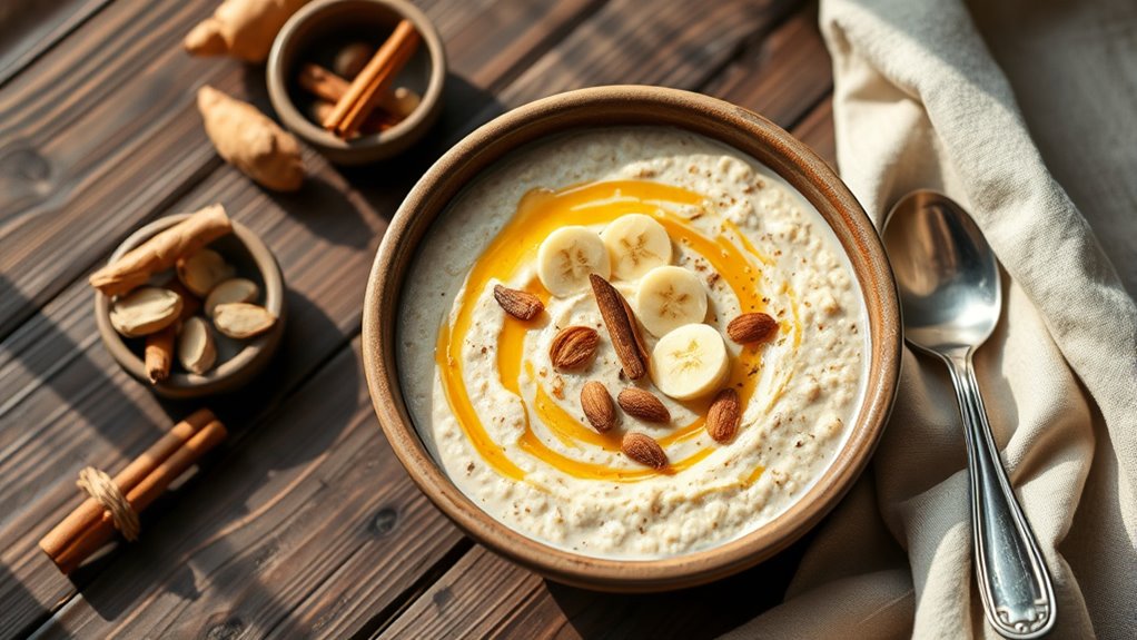 digestive spices oatmeal dish