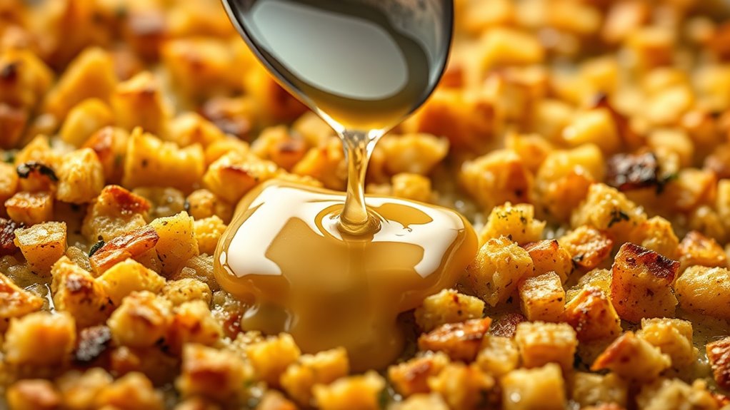 drizzle melted butter generously