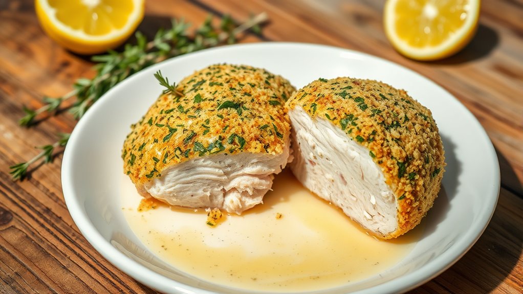 easy herb crusted chicken recipe