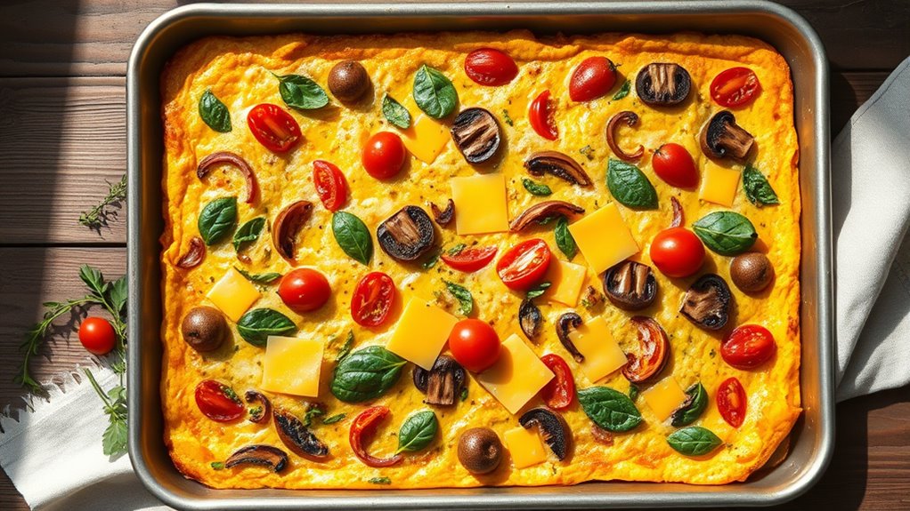 easy one pan breakfast frittata