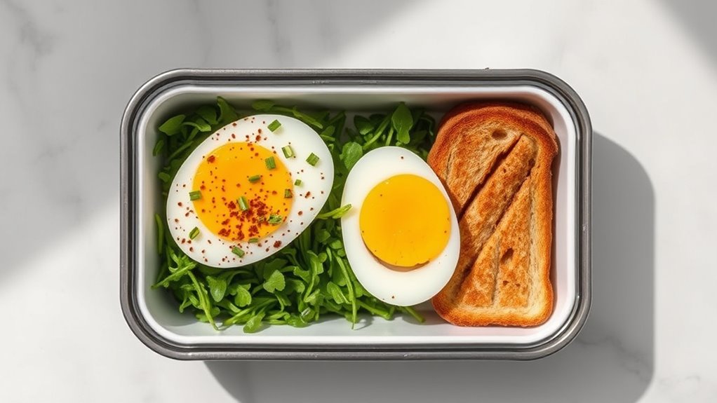 egg filled toast box