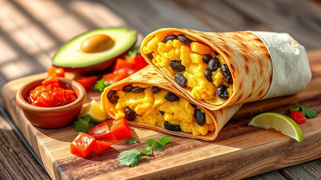 energizing morning meal wrap