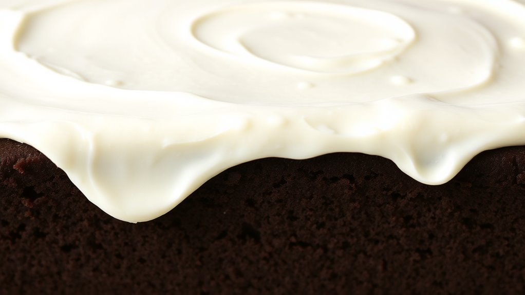 evenly spread whipped cream
