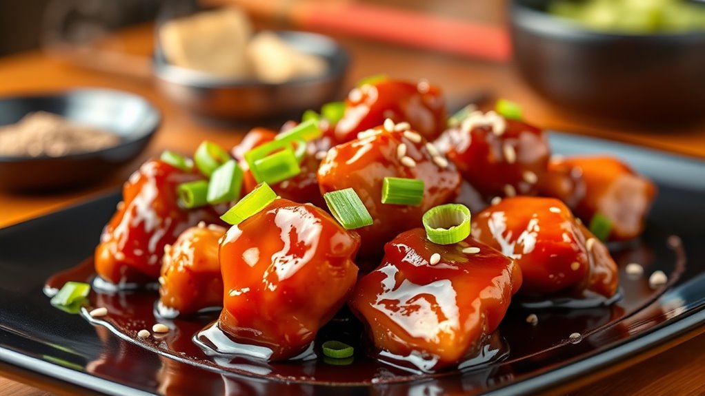 flavorful fusion chicken dish