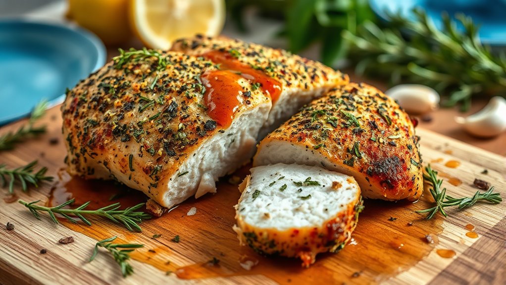 flavorful herb infused chicken