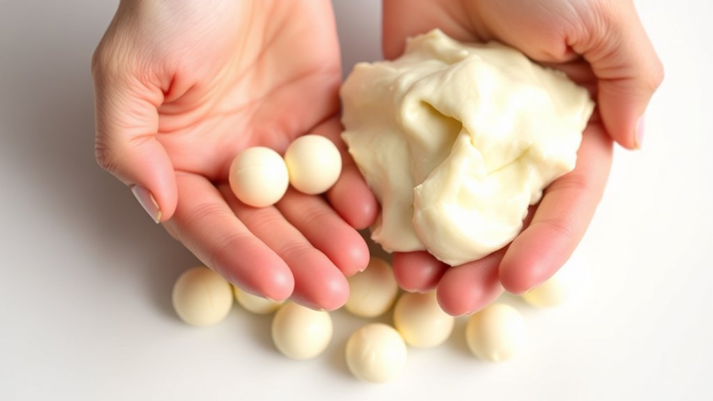 form small dough balls