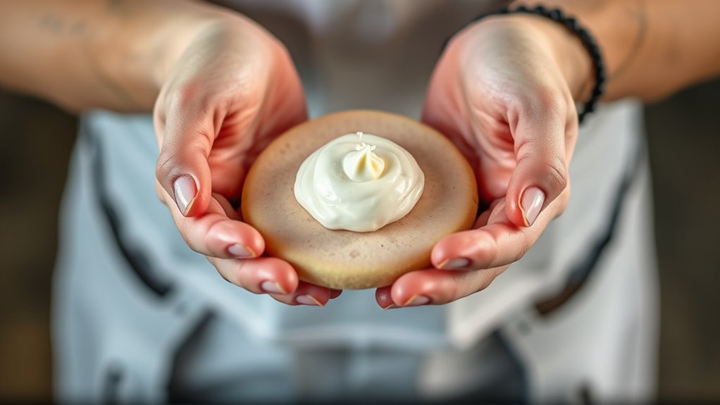 forming cookie dough balls