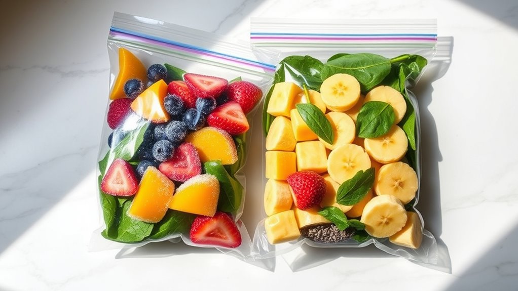 frozen smoothie ingredients packs