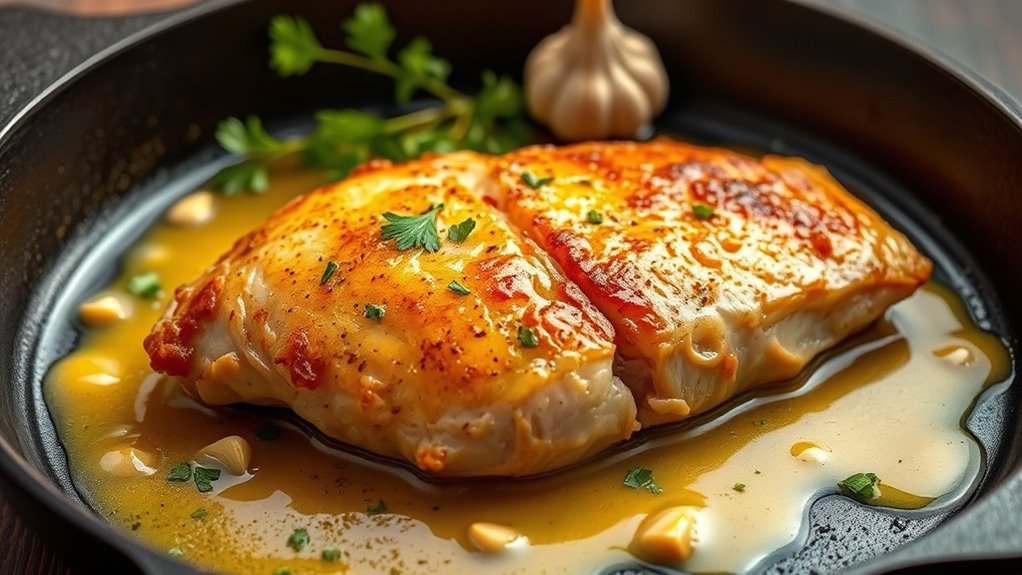 garlic infused buttery chicken