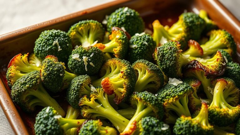 garlic parmesan roasted broccoli