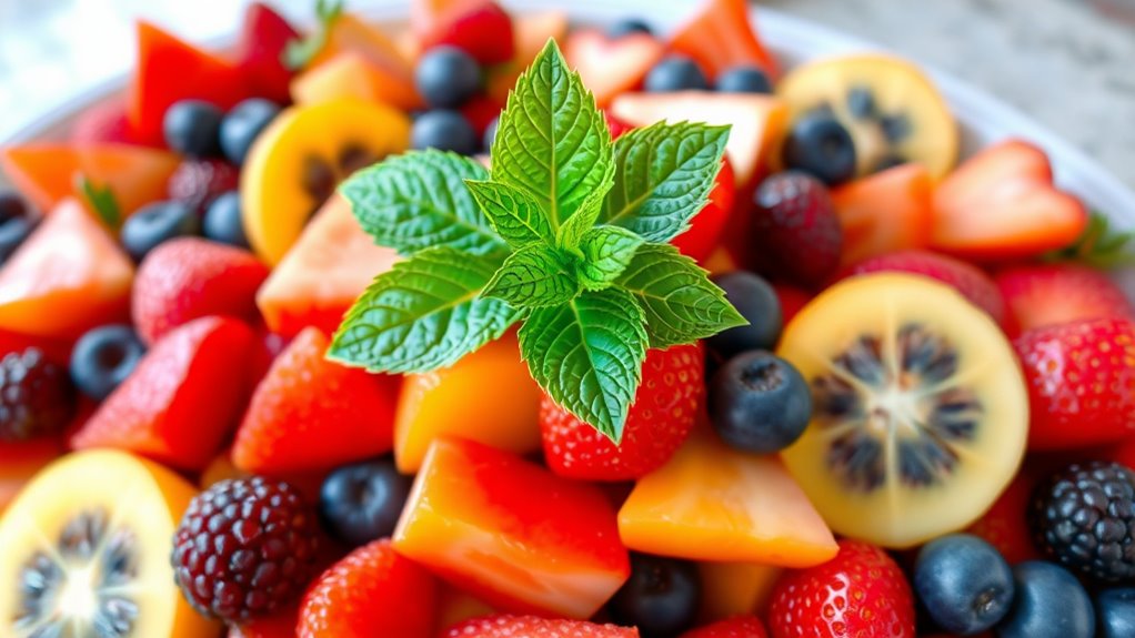 garnish dish with herbs