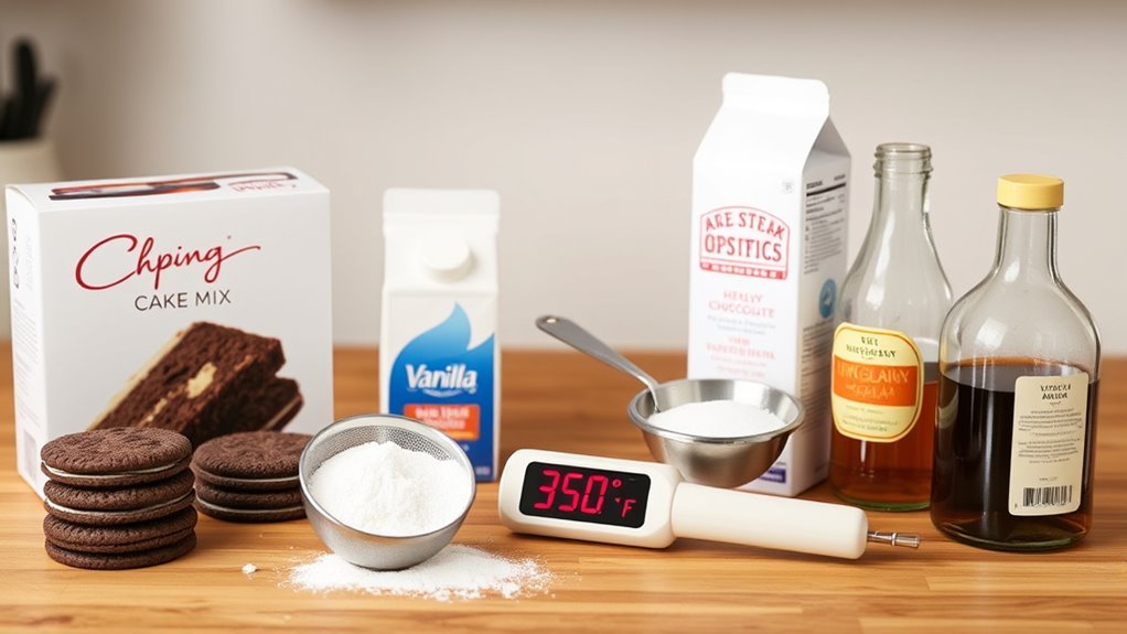 gather ingredients preheat oven