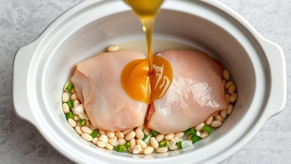 gather slow cooker components