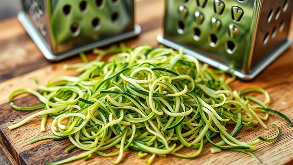 grate zucchini until fine