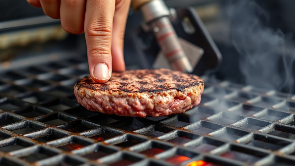 grill patties until done