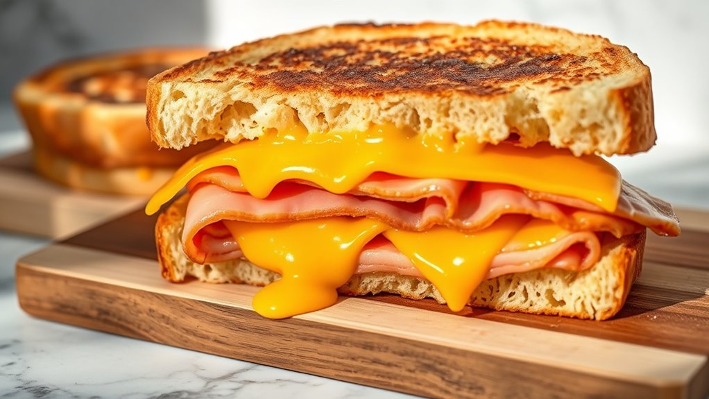 ham and cheese muffin