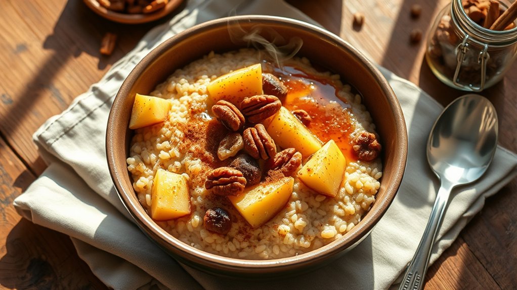 healthy apple pie quinoa