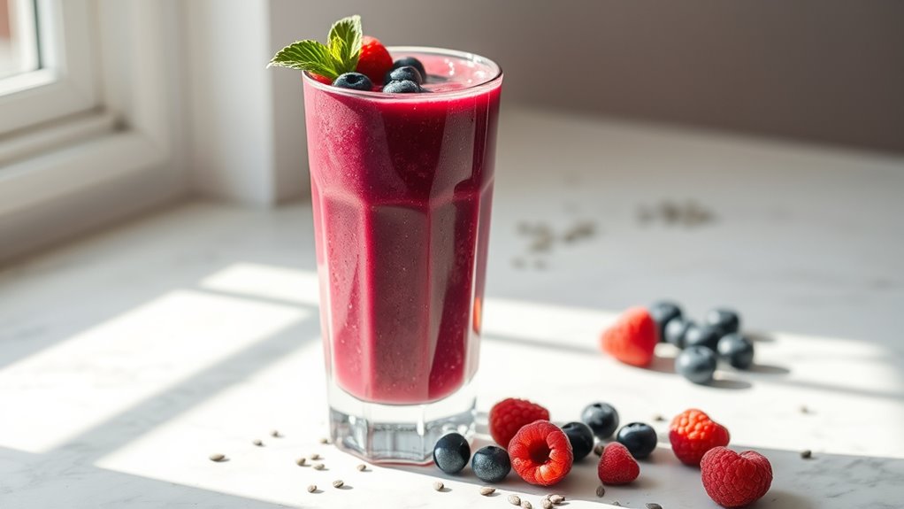 healthy berry protein blend