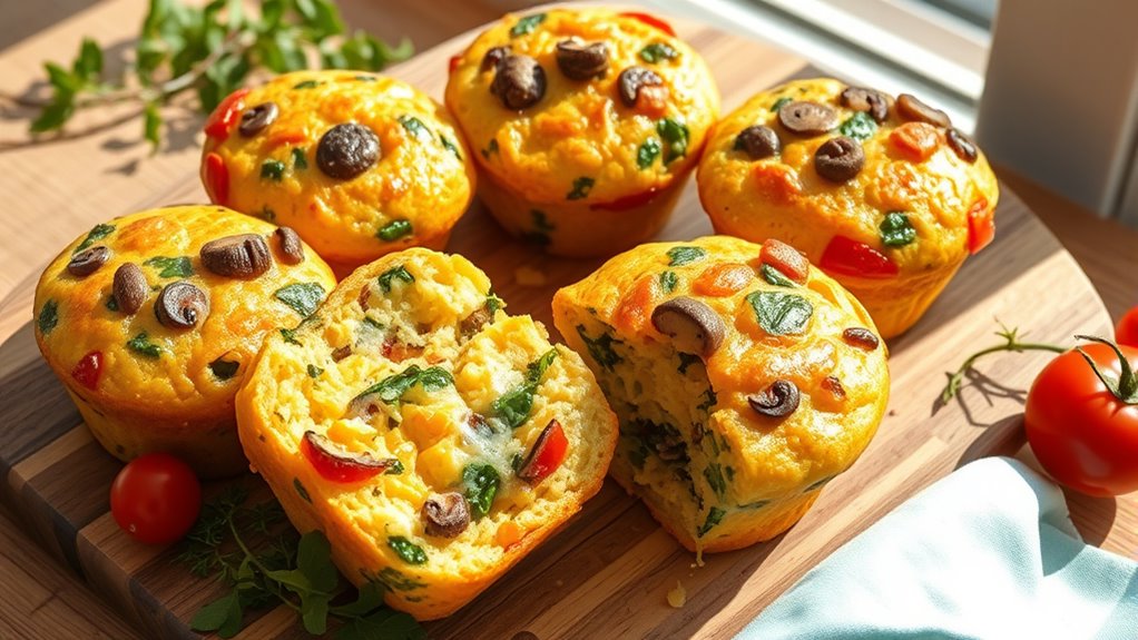 healthy egg veggie muffins