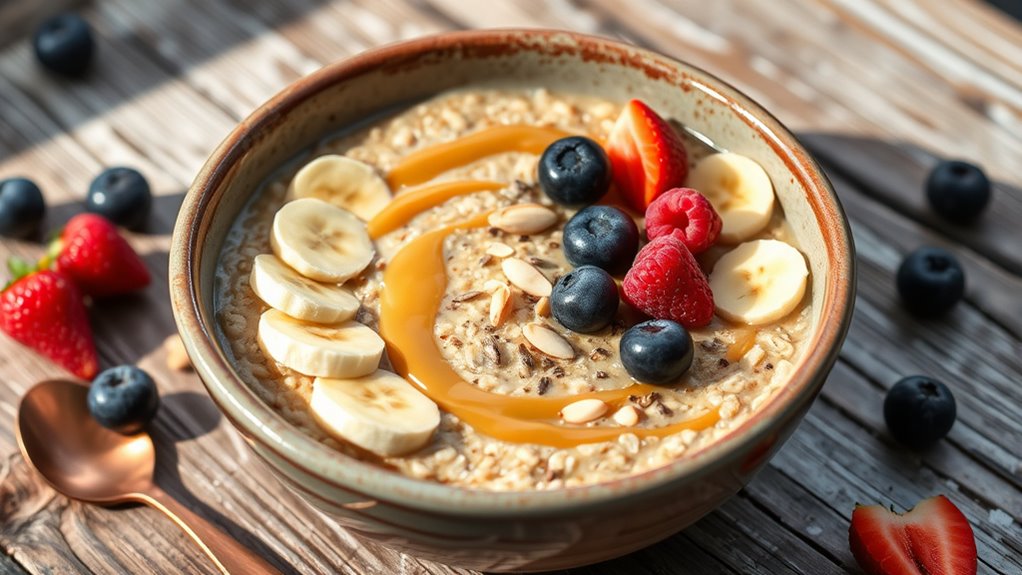 healthy maca root bowl