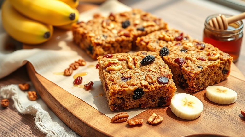 healthy oatmeal breakfast bars