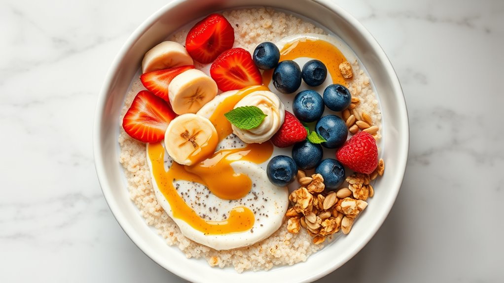 healthy plant based breakfast bowls