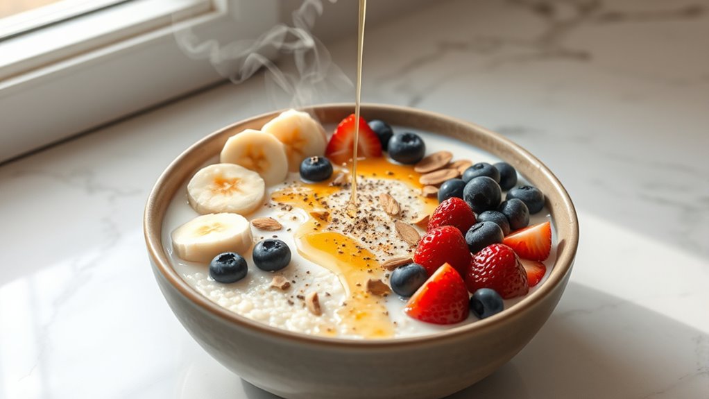 healthy quinoa breakfast bowl