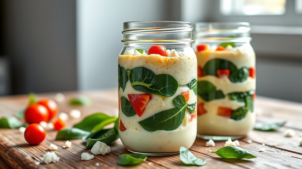 healthy spinach frittata recipe