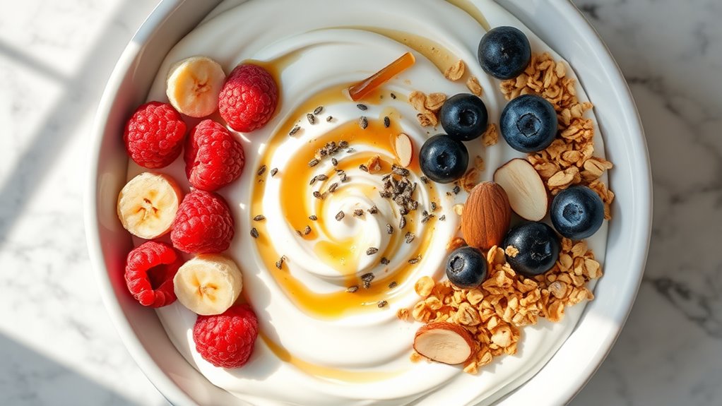 healthy yogurt breakfast bowl