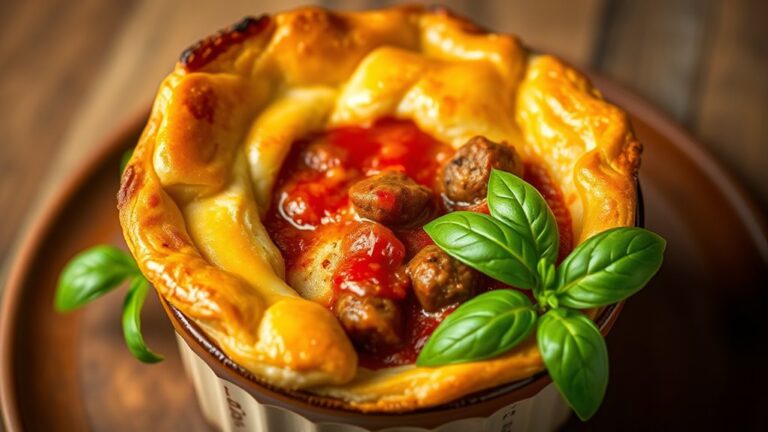 hearty individual pizza casseroles