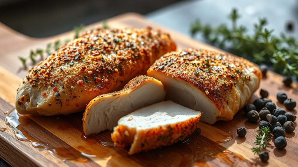 herb crusted chicken breast