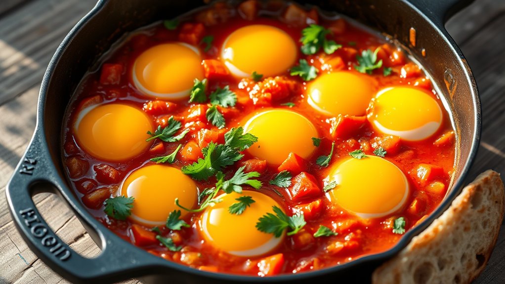 herb infused egg dish